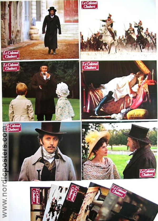 Le Colonel Chabert 1994 lobby card set Gerard Depardieu Fanny Ardant Fabrice Luchini Yves Angelo