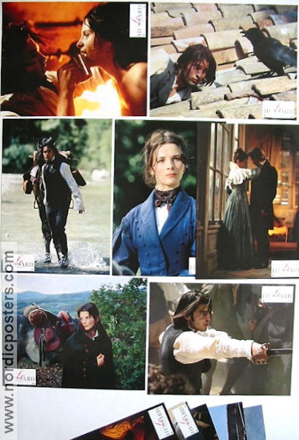 Le Hussard sur le Toit 1995 lobby card set Juliette Binoche