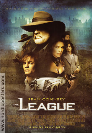 The League 2003 movie poster Sean Connery Stuart Townsend Peta Wilson Stephen Norrington
