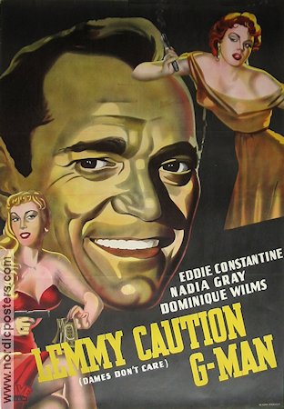 Les Femmes s´en balancent 1954 movie poster Eddie Constantine Nadia Gray Dominique Wilms Bernard Borderie Ladies