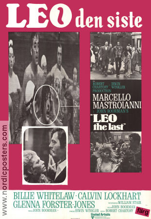 Leo the Last 1970 movie poster Marcello Mastroianni Billie Whitelaw Calvin Lockhart John Boorman