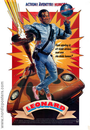 Leonard part 6 1987 movie poster Bill Cosby Tom Courtenay Joe Don Baker Paul Weiland Cars and racing