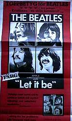 Let It Be 1970 movie poster Beatles Rock and pop