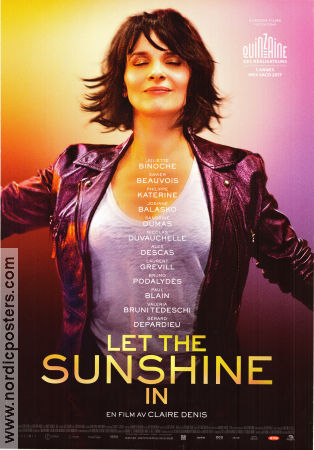 Un beau soleil intérieur 2017 movie poster Juliette Binoche Xavier Beauvois Philippe Katerine Claire Denis