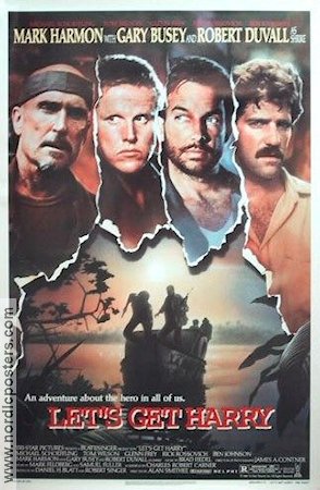 Let´s Get Harry 1986 movie poster Mark Harmon Gary Busey Robert Duvall