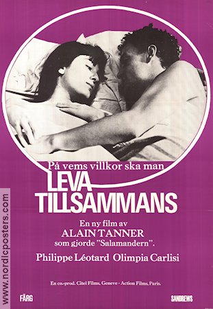 Le milieu du monde 1975 movie poster Philippe Léotard Olivia Carlisi Alain Tanner