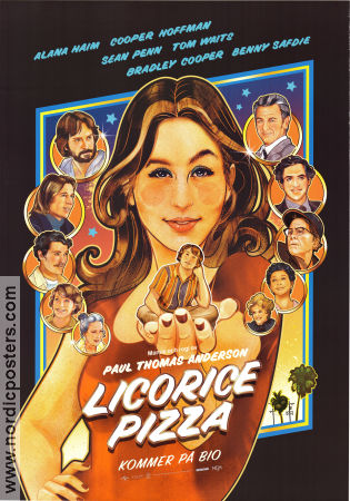 Licorice Pizza 2021 movie poster Alana Haim Cooper Hoffman Sean Penn Paul Thomas Anderson