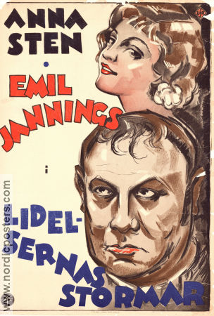Stürme der Leidenschaft 1932 movie poster Anna Sten Emil Jannings Trude Hesterberg Robert Siodmak