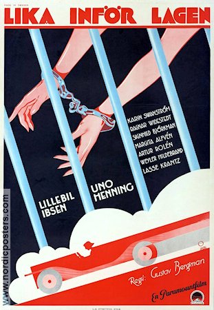 Lika inför lagen 1931 movie poster Lillebil Ibsen