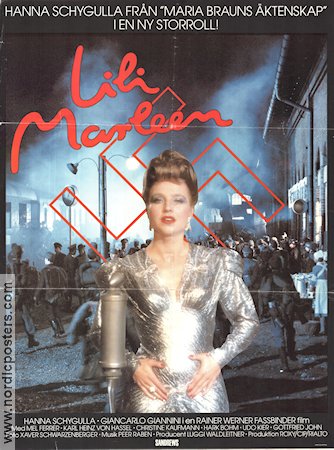 Lili Marleen 1981 movie poster Hanna Schygulla Rainer Werner Fassbinder