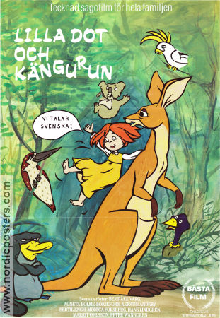 Lilla Dot och kängurun 1977 poster Yoram Gross Animerat Filmen från: Australia