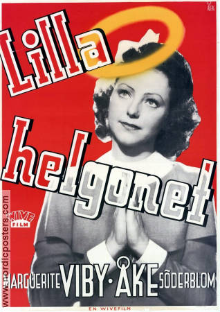Lilla helgonet 1944 movie poster Marguerite Viby Åke Söderblom