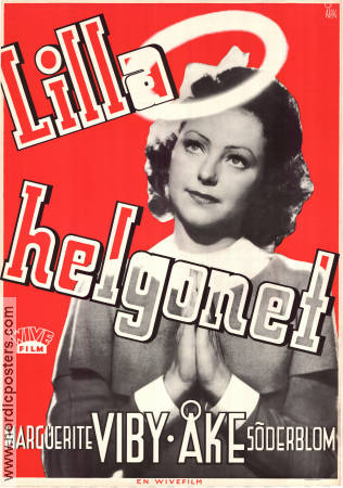 Lilla helgonet 1944 movie poster Marguerite Viby Åke Söderblom