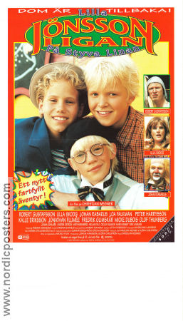 Lilla Jönssonligan på styva linan 1997 movie poster Robert Gustafsson Ulla Skoog Johan Rabaeus Christjan Wegner Find more: Jönssonligan Kids