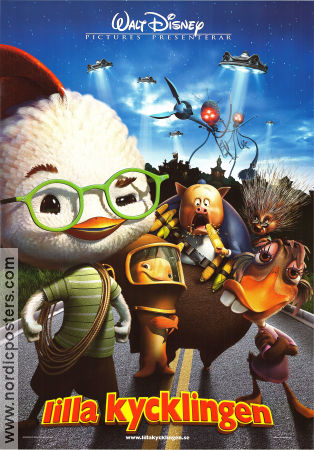 Chicken Little 2005 movie poster Zach Braff Mark Dindal Animation