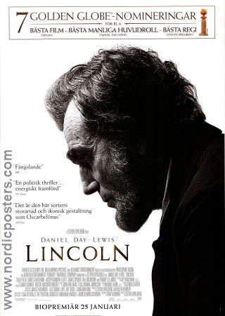 Lincoln 2012 movie poster Daniel Day-Lewis Sally Field David Strathairn Steven Spielberg Politics