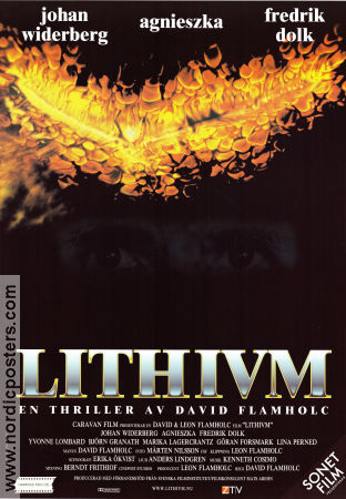 Lithivm 1998 movie poster Johan Widerberg Agnieszka Koson Fredrik Dolk David Flamholc