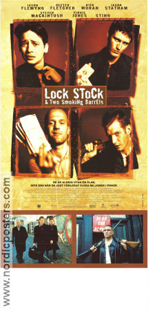 Lock Stock and Two Smoking Barrels 1998 movie poster Vinnie Jones Jason Flemyng Rick Moran Jason Statham Sting Guy Ritchie