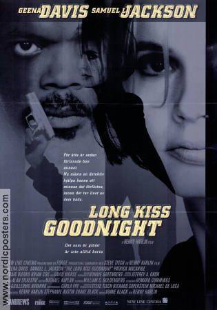 Long Kiss Goodnight 1996 movie poster Geena Davis Samuel L Jackson Yvonne Zima Renny Harlin