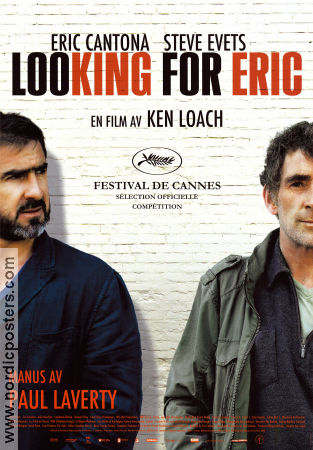 Looking for Eric 2009 movie poster Eric Cantona Steve Evets Stephanie Bishop Ken Loach Football soccer Celebrities