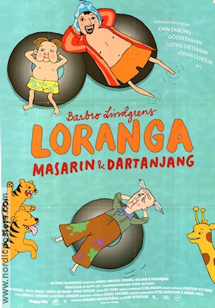 Loranga Masarin och Dartanjang 2005 movie poster Barbro Lindgren Animation