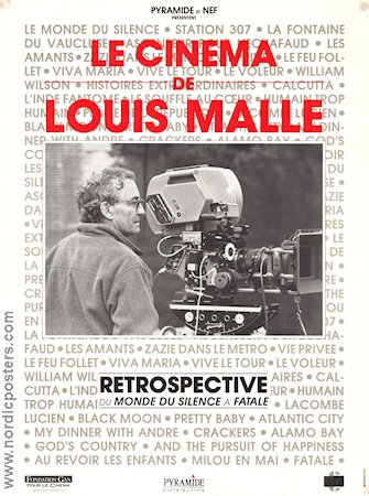 Louis Malle retrospective 1998 poster Louis Malle