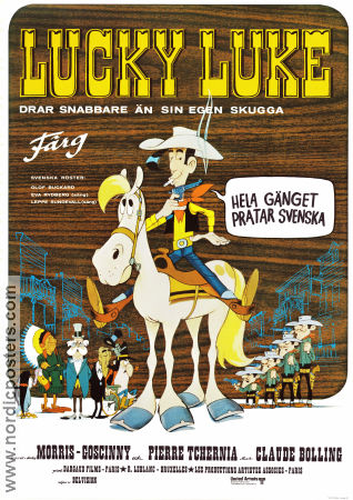 Lucky Luke 1971 movie poster Lucky Luke Writer: Morris-Goscinny Animation From comics