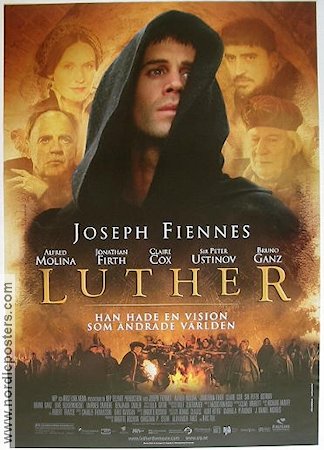 Luther 2004 movie poster Joseph Fiennes Alfred Molina Religion