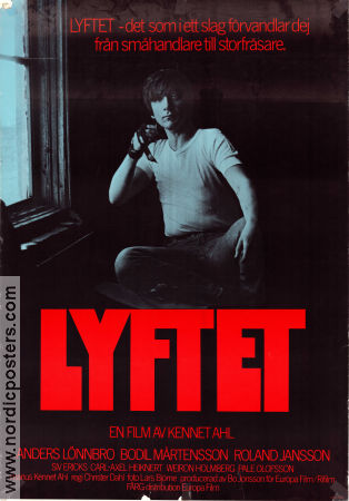 Lyftet 1978 movie poster Anders Lönnbro Bodil Mårtensson Roland Jansson Weiron Holmberg Siv Ericks Kenneth Ahl Money