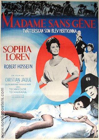 Madame Sans-Gene 1962 movie poster Sophia Loren