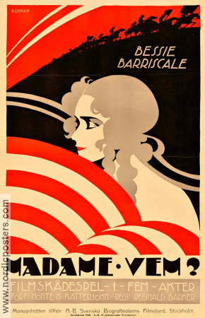 Madam Who 1917 movie poster Bessie Barriscale Reginald Barker