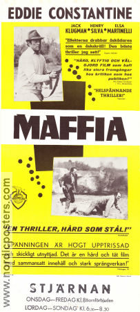 Je vous salue mafia! 1965 movie poster Henry Silva Jack Klugman Micheline Presle Raoul Lévy Mafia
