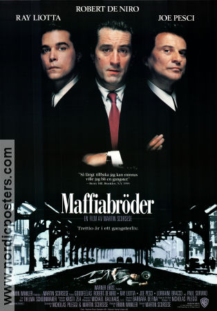 Goodfellas 1990 poster Robert De Niro Martin Scorsese