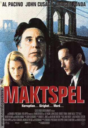 Maktspel 1996 poster Al Pacino John Cusack Bridget Fonda Harold Becker Broar