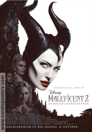 Maleficent: Mistress of Evil 2019 movie poster Angelina Jolie Elle Fanning Harris Dickinson Joachim Rönning