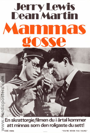 Mammas gosse 1955 poster Dean Martin Jerry Lewis Diana Lynn Norman Taurog Musikaler