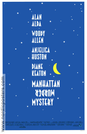 Manhattan Murder Mystery 1993 poster Diane Keaton Woody Allen