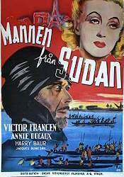 L´homme du Niger 1942 poster Victor Francen