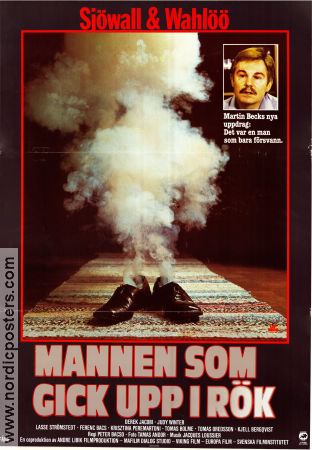 Der Mann der sich in Luft auflöste 1980 movie poster Derek Jacobi Judy Winter Tomas Bolme Lasse Strömstedt Peter Bacso Writer: Sjöwall-Wahlöö