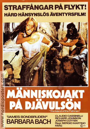 L´isola degli uomini pesce 1979 movie poster Barbara Bach Claudio Cassinelli Richard Johnson Sergio Martino