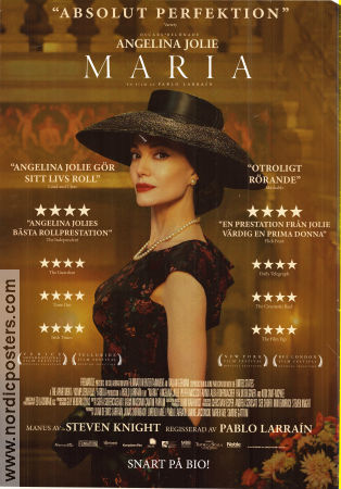 Maria 2024 movie poster Angelina Jolie Pierfrancesco Favino Alba Rohrwacher Pablo Larrain Find more: Maria Callas