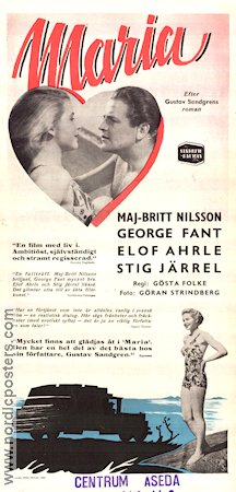 Maria 1947 poster Maj-Britt Nilsson Gösta Folke