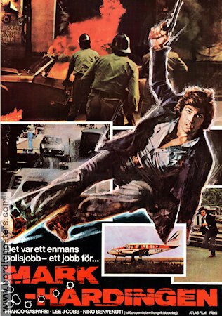 Mark il poliziotto spara per primo 1978 movie poster Franco Gasparri Nino Benvenuti