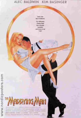 The Marrying Man 1991 movie poster Kim Basinger Alec Baldwin Jerry Rees