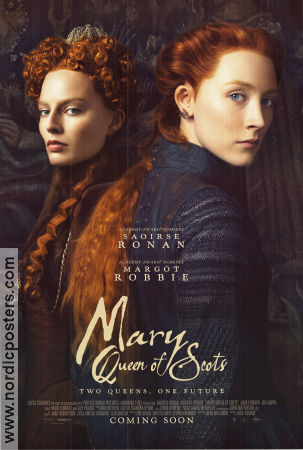 Mary Queen of Scots 2018 movie poster Saoirse Ronan Margot Robbie Jack Lowden Josie Rourke