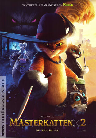 Puss in Boots: The Last Wish 2022 movie poster Antonio Banderas Joel Crawford Animation