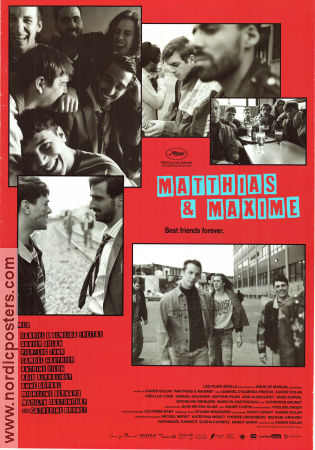Matthias et Maxime 2019 movie poster Gabriel D´Almeida Freitas Pier-Luc Funk Samuel Gauthier Xavier Dolan