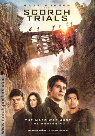 Maze Runner: The Scorch Trials 2015 movie poster Dylan O´Brien Kaya Scodelario Thomas Brodie-Sangster Wes Ball