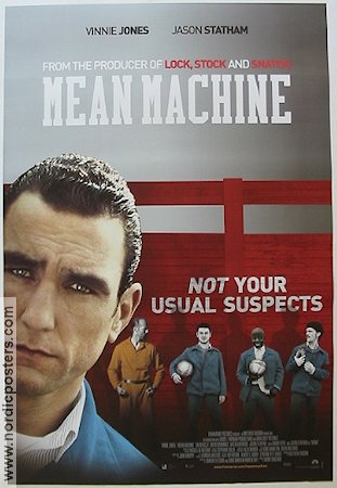 Mean Machine 2001 movie poster Vinnie Jones David Kelly Jason Statham Barry Skolnick