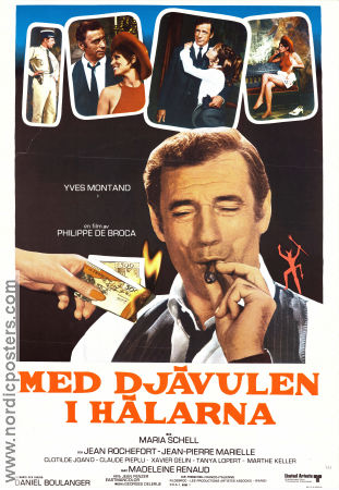 Le diable par la queue 1969 movie poster Yves Montand Madeleine Renaud Maria Schell Philippe de Broca